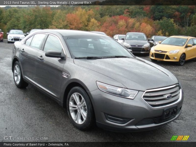 Sterling Gray Metallic / Charcoal Black 2013 Ford Taurus SEL
