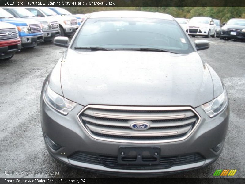 Sterling Gray Metallic / Charcoal Black 2013 Ford Taurus SEL