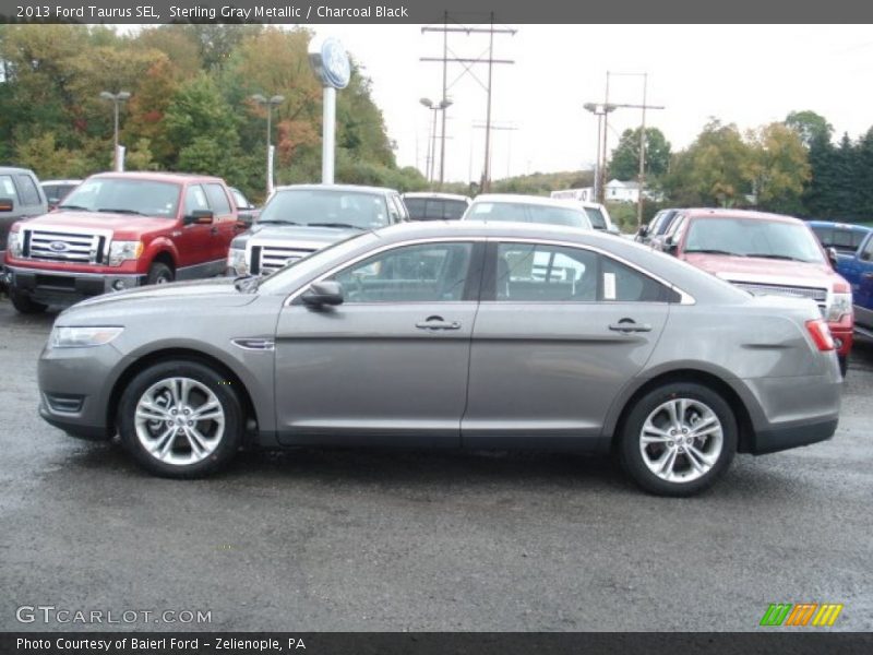 Sterling Gray Metallic / Charcoal Black 2013 Ford Taurus SEL