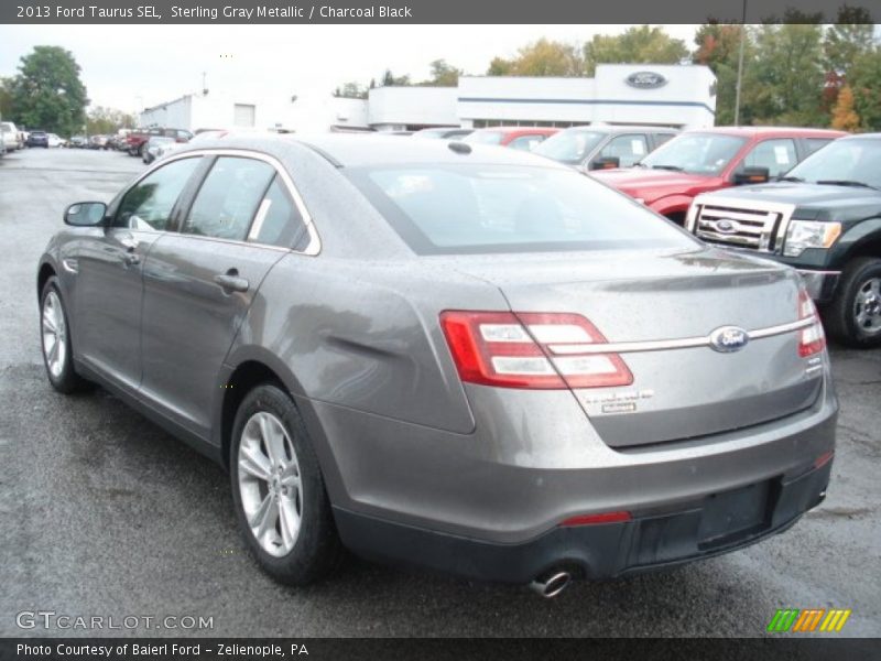 Sterling Gray Metallic / Charcoal Black 2013 Ford Taurus SEL