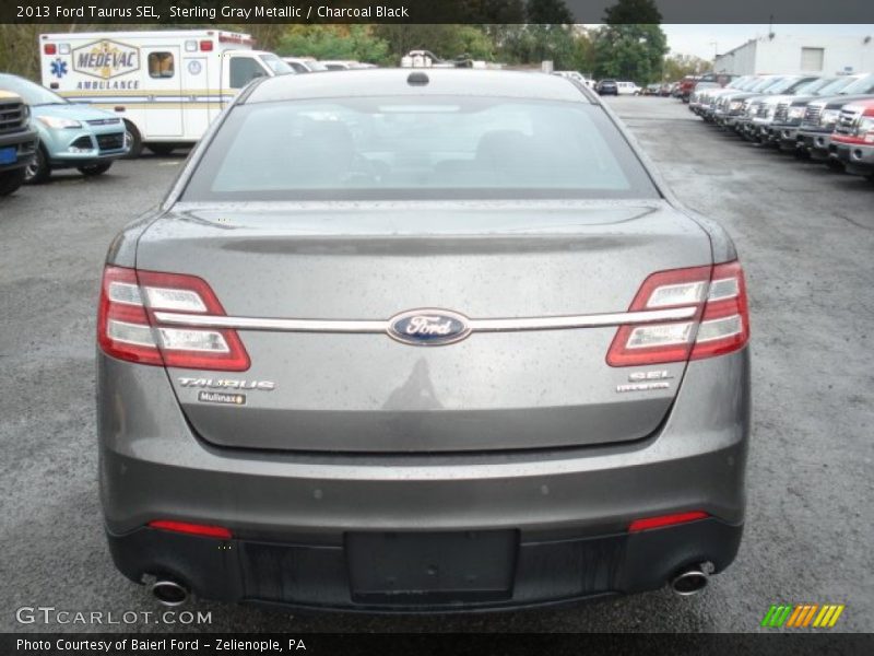 Sterling Gray Metallic / Charcoal Black 2013 Ford Taurus SEL