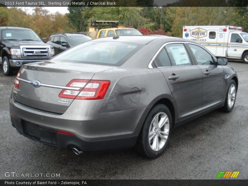 Sterling Gray Metallic / Charcoal Black 2013 Ford Taurus SEL