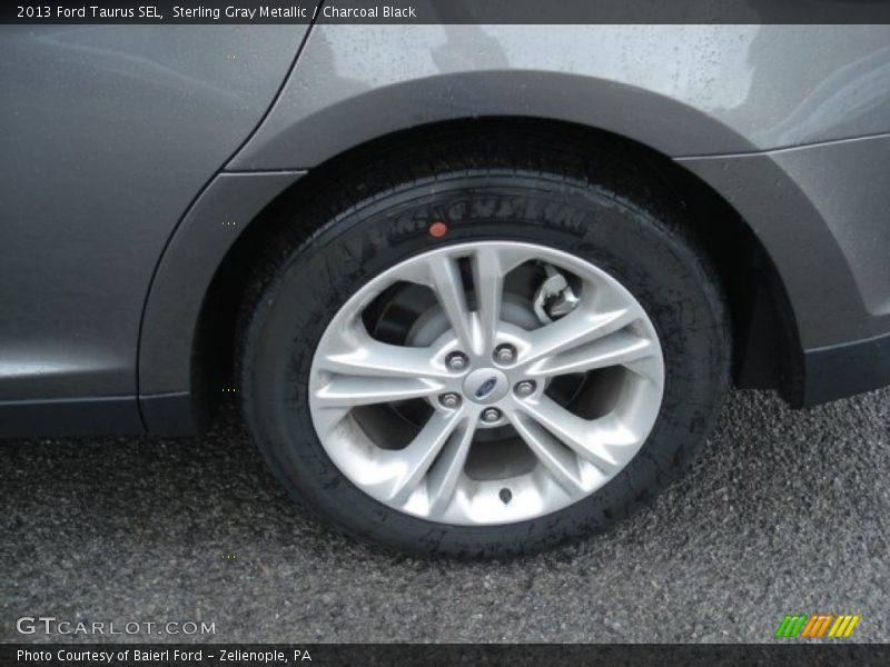 Sterling Gray Metallic / Charcoal Black 2013 Ford Taurus SEL