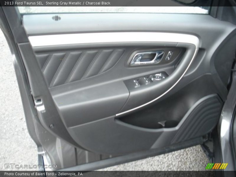 Sterling Gray Metallic / Charcoal Black 2013 Ford Taurus SEL