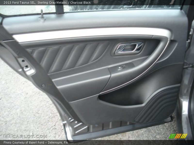 Sterling Gray Metallic / Charcoal Black 2013 Ford Taurus SEL