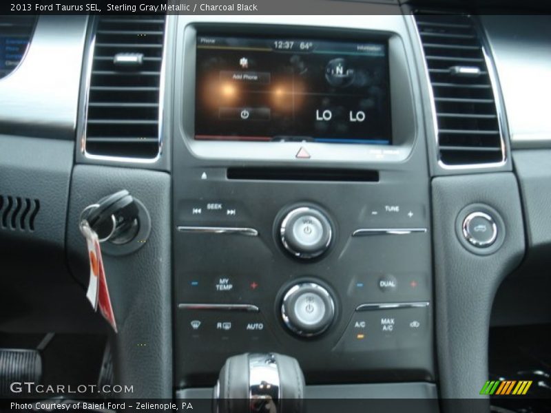 Sterling Gray Metallic / Charcoal Black 2013 Ford Taurus SEL