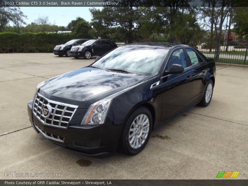 Black Raven / Cashmere/Ebony 2013 Cadillac CTS 3.0 Sedan