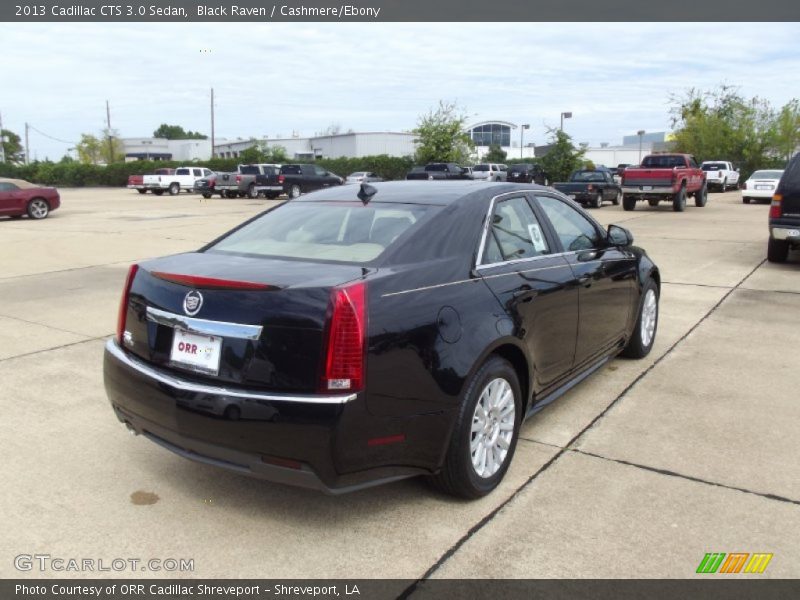 Black Raven / Cashmere/Ebony 2013 Cadillac CTS 3.0 Sedan