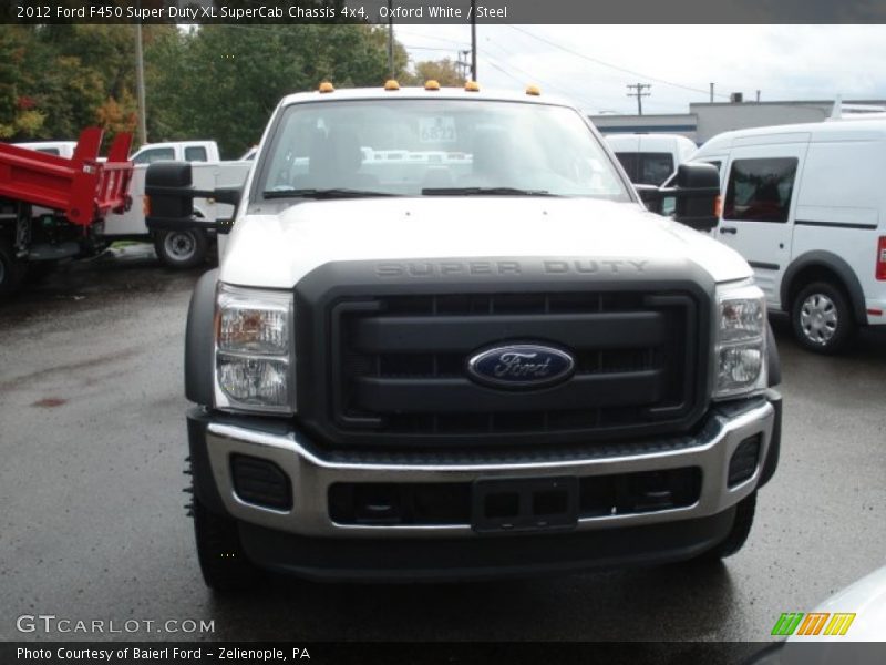 Oxford White / Steel 2012 Ford F450 Super Duty XL SuperCab Chassis 4x4