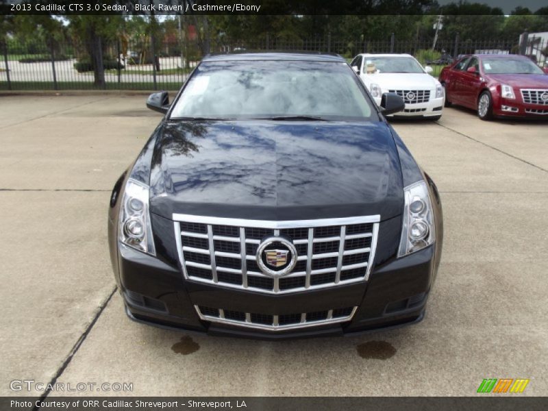 Black Raven / Cashmere/Ebony 2013 Cadillac CTS 3.0 Sedan