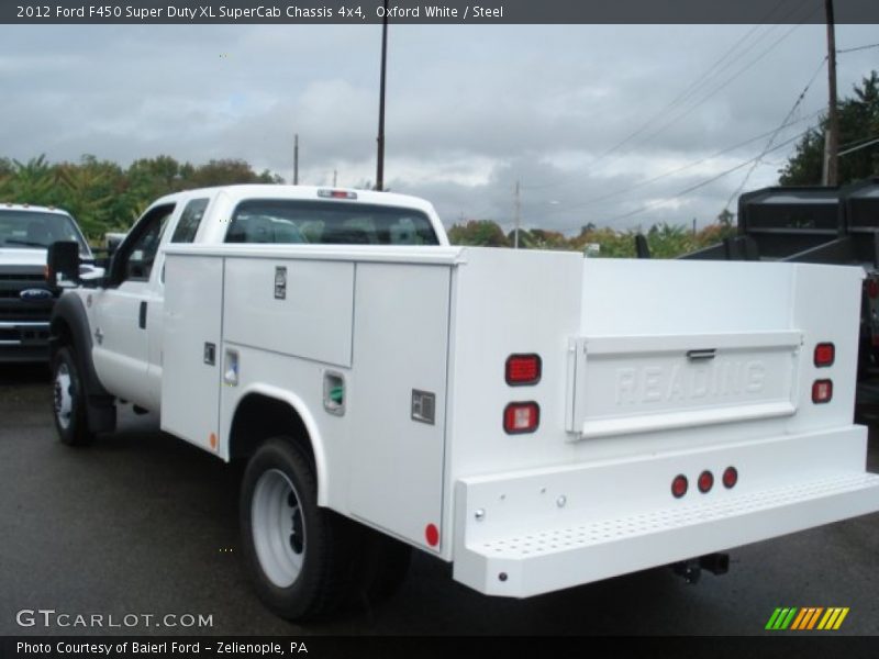Oxford White / Steel 2012 Ford F450 Super Duty XL SuperCab Chassis 4x4