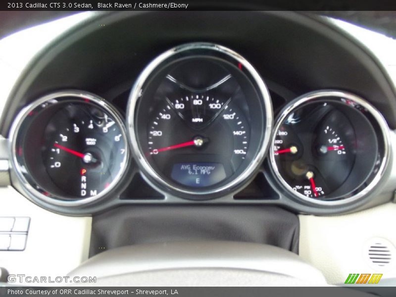 Black Raven / Cashmere/Ebony 2013 Cadillac CTS 3.0 Sedan