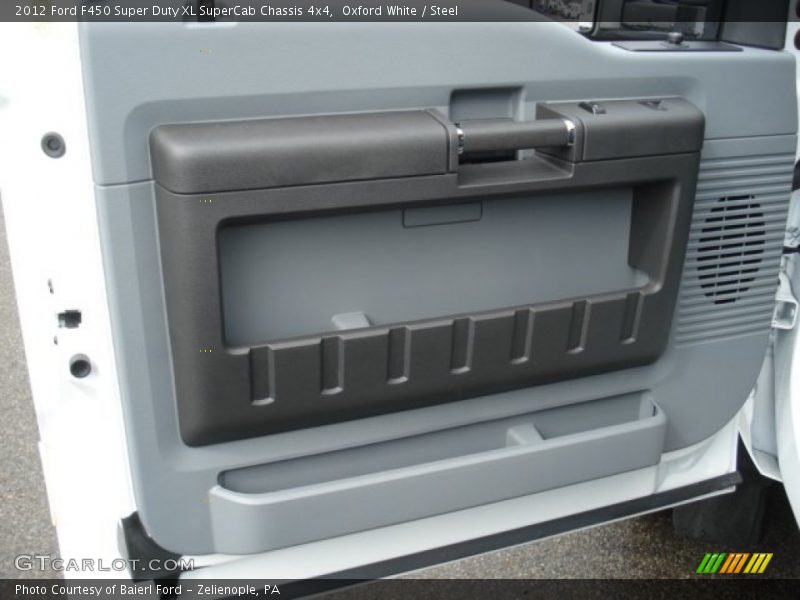 Oxford White / Steel 2012 Ford F450 Super Duty XL SuperCab Chassis 4x4