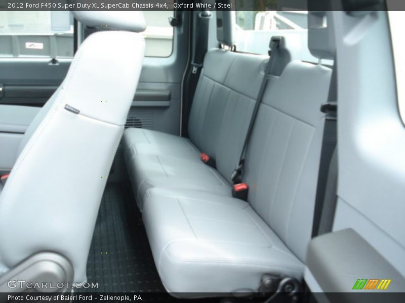 Oxford White / Steel 2012 Ford F450 Super Duty XL SuperCab Chassis 4x4