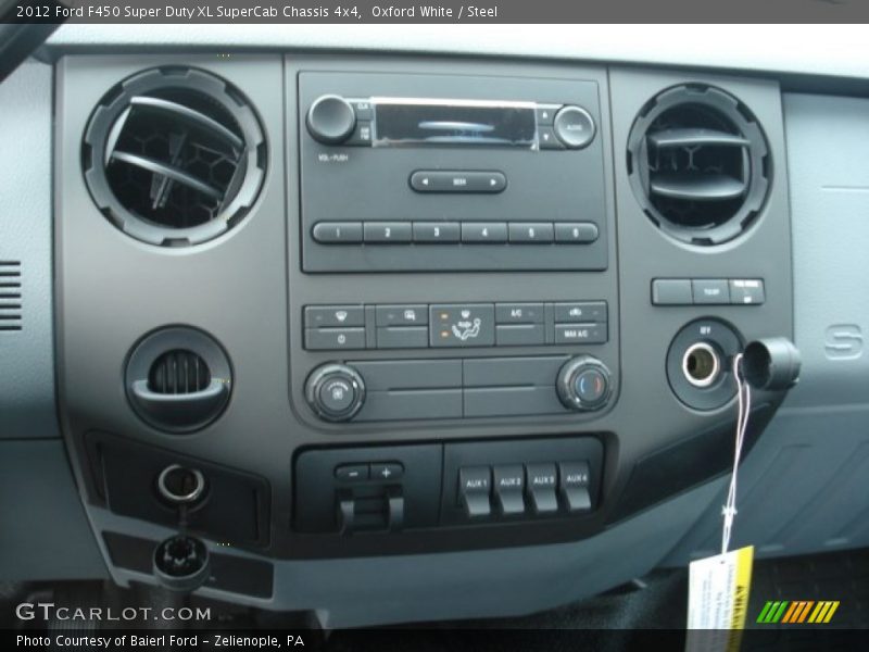 Controls of 2012 F450 Super Duty XL SuperCab Chassis 4x4