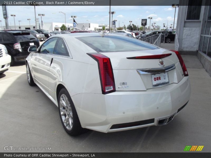 Black Raven / Cashmere/Ebony 2013 Cadillac CTS Coupe