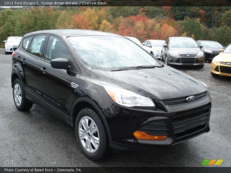 Kodiak Brown Metallic / Charcoal Black 2013 Ford Escape S