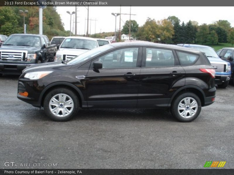 Kodiak Brown Metallic / Charcoal Black 2013 Ford Escape S