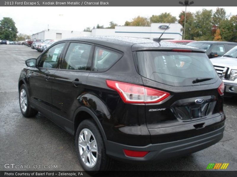 Kodiak Brown Metallic / Charcoal Black 2013 Ford Escape S