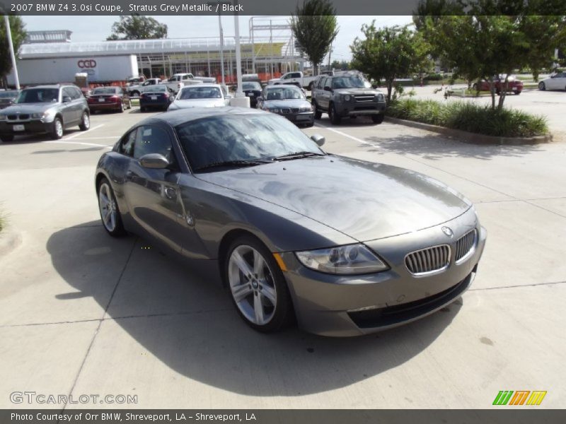 Stratus Grey Metallic / Black 2007 BMW Z4 3.0si Coupe