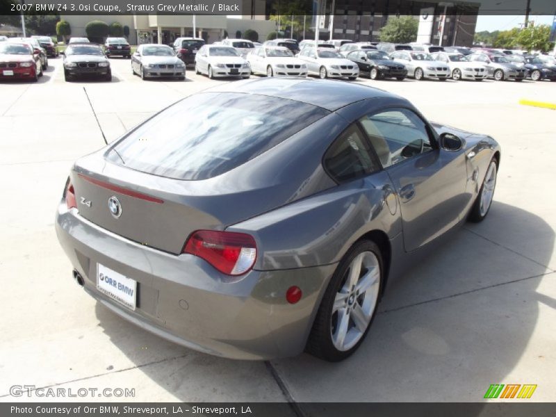Stratus Grey Metallic / Black 2007 BMW Z4 3.0si Coupe