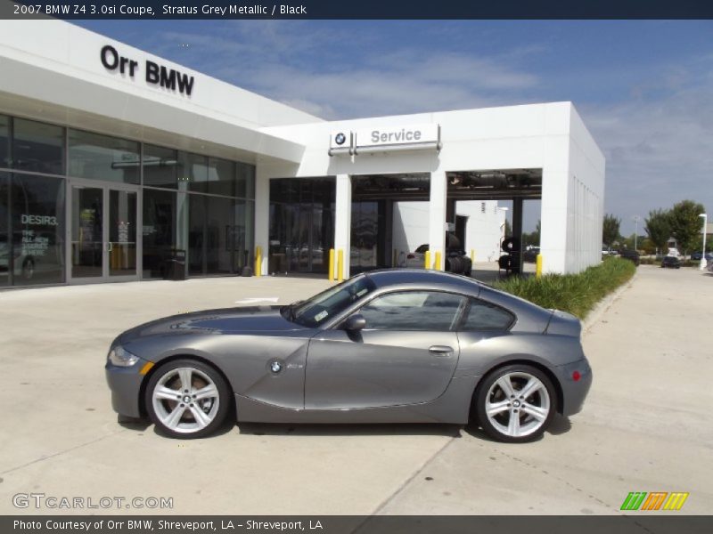 Stratus Grey Metallic / Black 2007 BMW Z4 3.0si Coupe