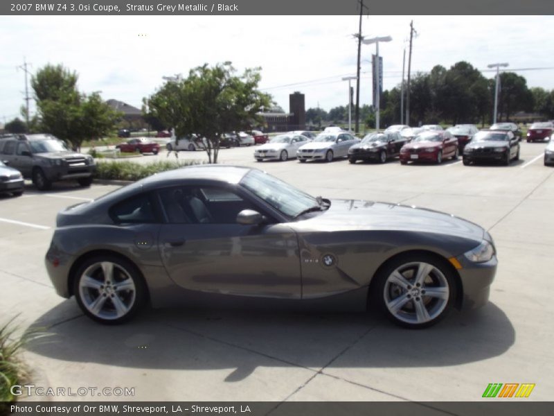 Stratus Grey Metallic / Black 2007 BMW Z4 3.0si Coupe