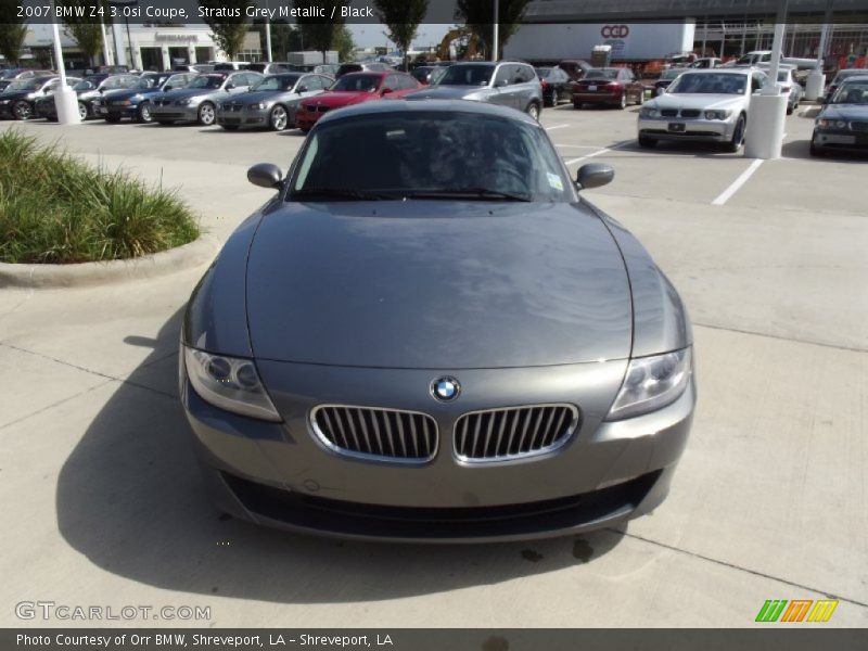 Stratus Grey Metallic / Black 2007 BMW Z4 3.0si Coupe