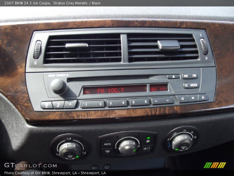 Controls of 2007 Z4 3.0si Coupe