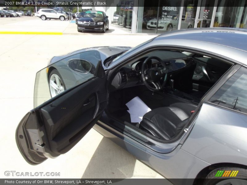 Stratus Grey Metallic / Black 2007 BMW Z4 3.0si Coupe