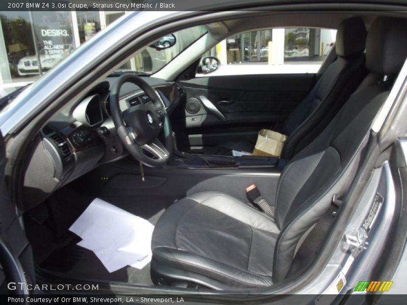  2007 Z4 3.0si Coupe Black Interior