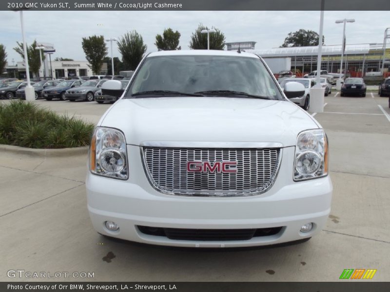 Summit White / Cocoa/Light Cashmere 2010 GMC Yukon SLT