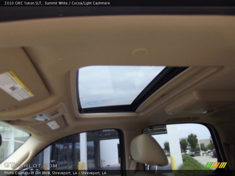 Summit White / Cocoa/Light Cashmere 2010 GMC Yukon SLT