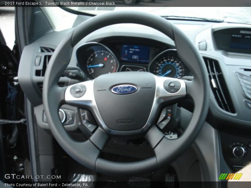 Tuxedo Black Metallic / Charcoal Black 2013 Ford Escape S