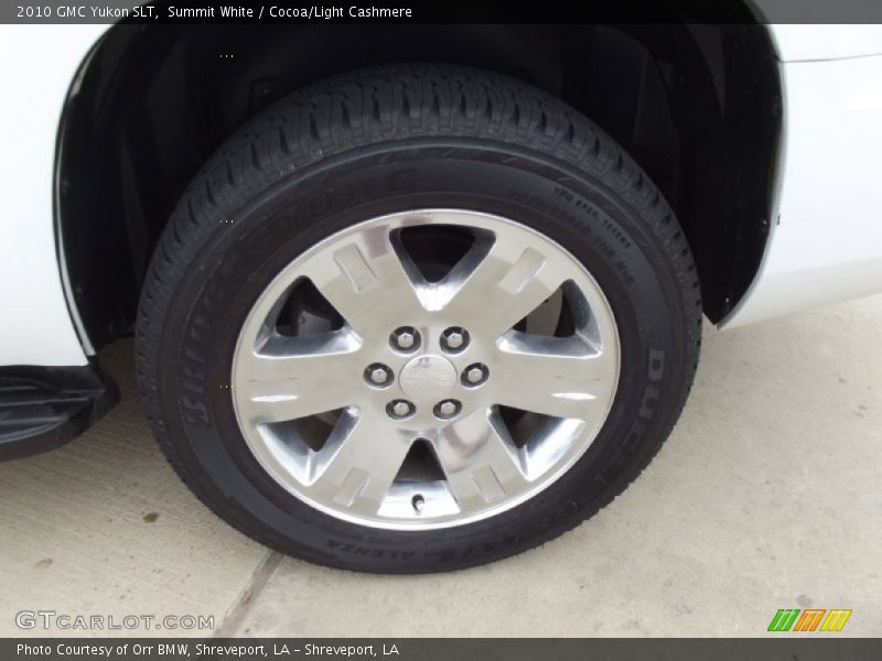 Summit White / Cocoa/Light Cashmere 2010 GMC Yukon SLT