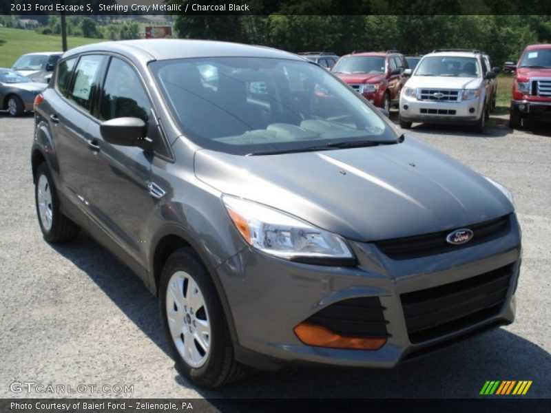 Sterling Gray Metallic / Charcoal Black 2013 Ford Escape S