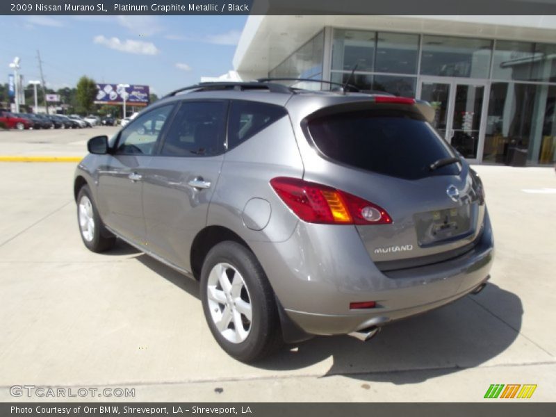 Platinum Graphite Metallic / Black 2009 Nissan Murano SL