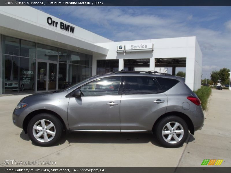 Platinum Graphite Metallic / Black 2009 Nissan Murano SL