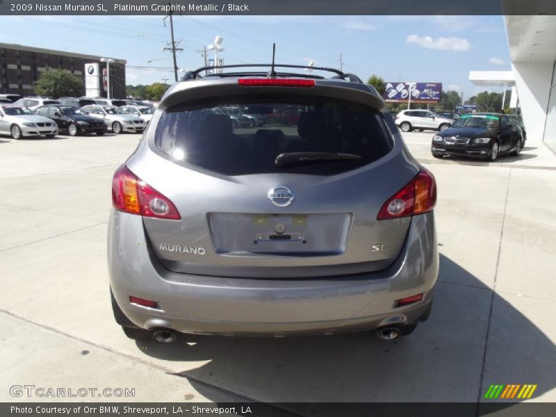 Platinum Graphite Metallic / Black 2009 Nissan Murano SL