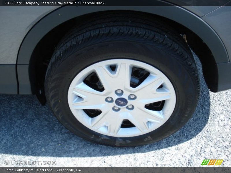 Sterling Gray Metallic / Charcoal Black 2013 Ford Escape S
