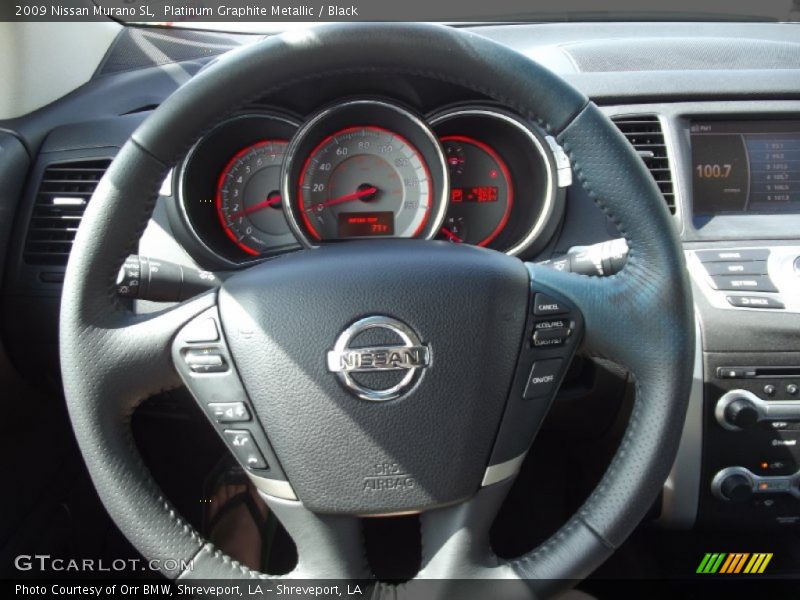 Platinum Graphite Metallic / Black 2009 Nissan Murano SL