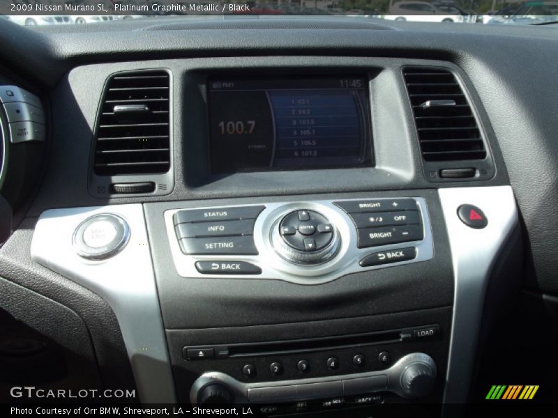 Platinum Graphite Metallic / Black 2009 Nissan Murano SL