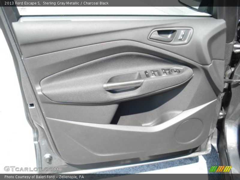 Sterling Gray Metallic / Charcoal Black 2013 Ford Escape S