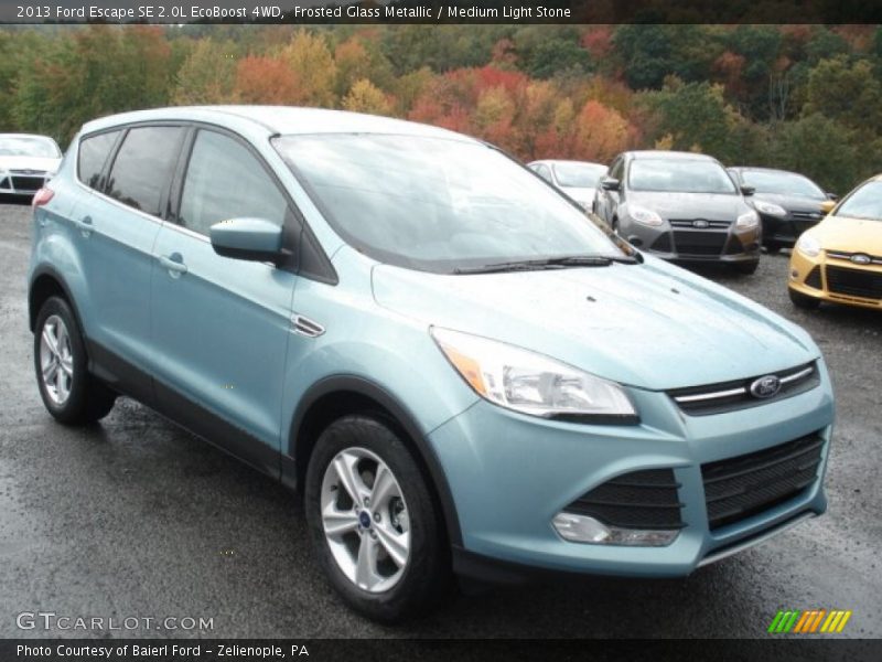 Frosted Glass Metallic / Medium Light Stone 2013 Ford Escape SE 2.0L EcoBoost 4WD