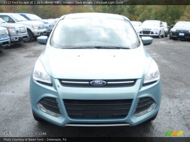 Frosted Glass Metallic / Medium Light Stone 2013 Ford Escape SE 2.0L EcoBoost 4WD
