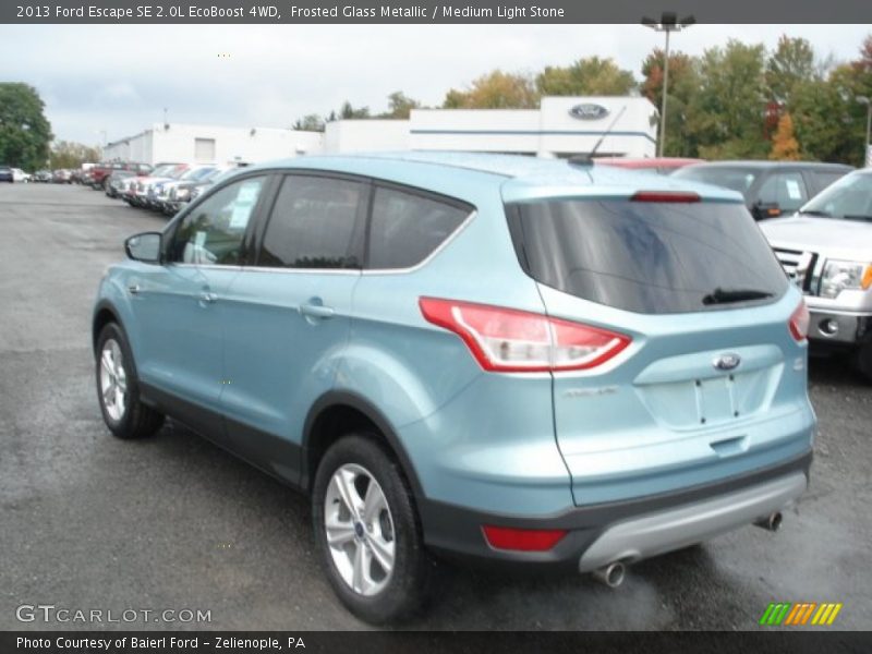 Frosted Glass Metallic / Medium Light Stone 2013 Ford Escape SE 2.0L EcoBoost 4WD