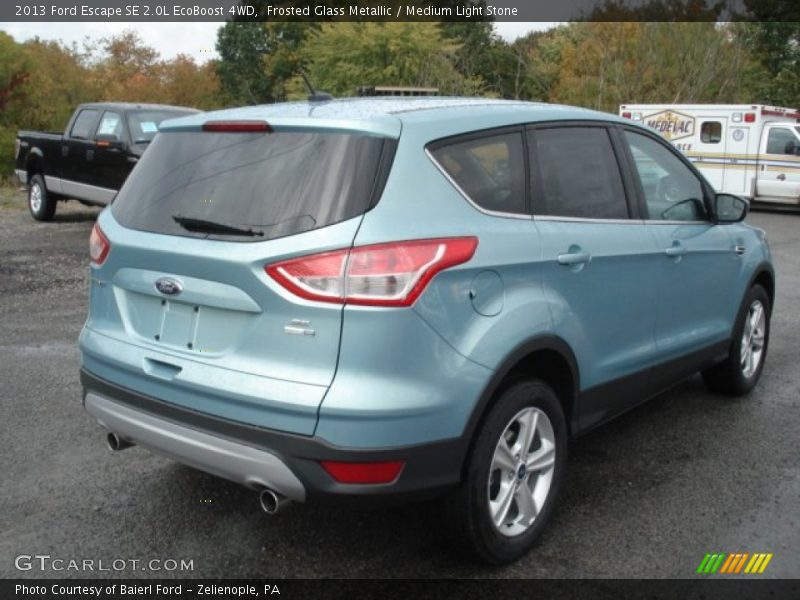 Frosted Glass Metallic / Medium Light Stone 2013 Ford Escape SE 2.0L EcoBoost 4WD