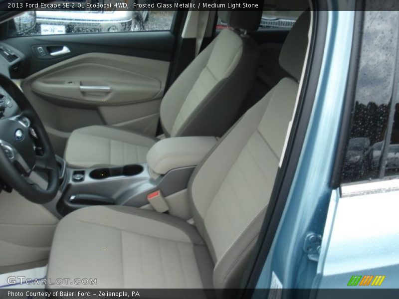 Frosted Glass Metallic / Medium Light Stone 2013 Ford Escape SE 2.0L EcoBoost 4WD