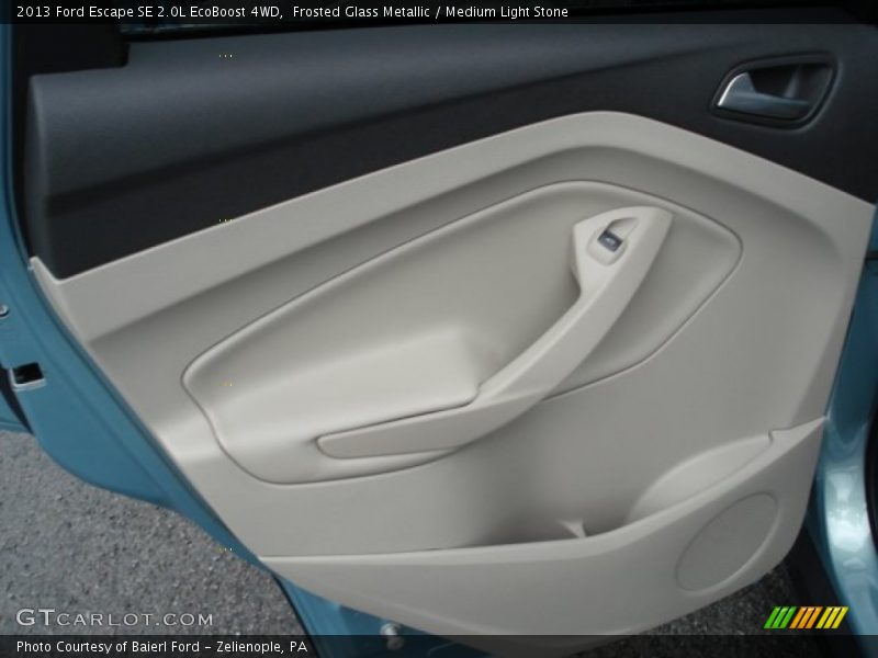 Frosted Glass Metallic / Medium Light Stone 2013 Ford Escape SE 2.0L EcoBoost 4WD