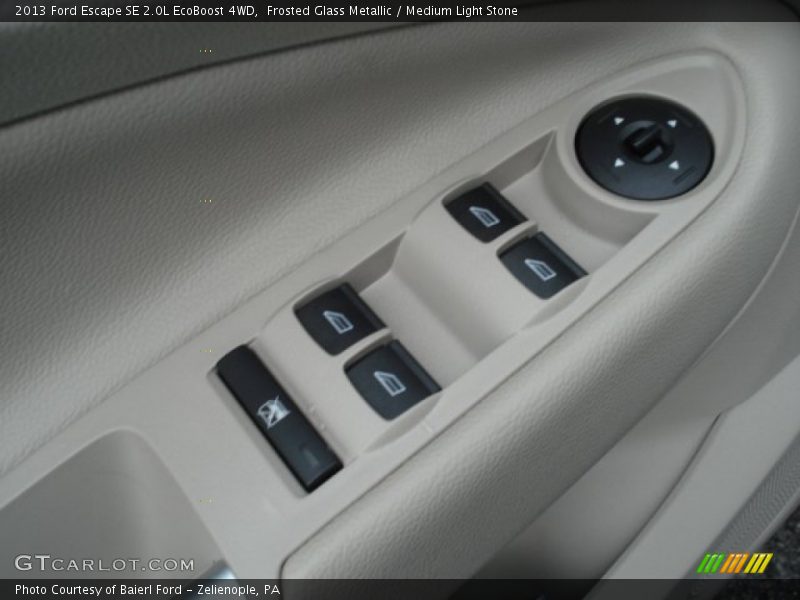 Frosted Glass Metallic / Medium Light Stone 2013 Ford Escape SE 2.0L EcoBoost 4WD